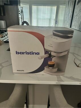 Philips Baristina Espresso Machine - White and Silver- brand new in box